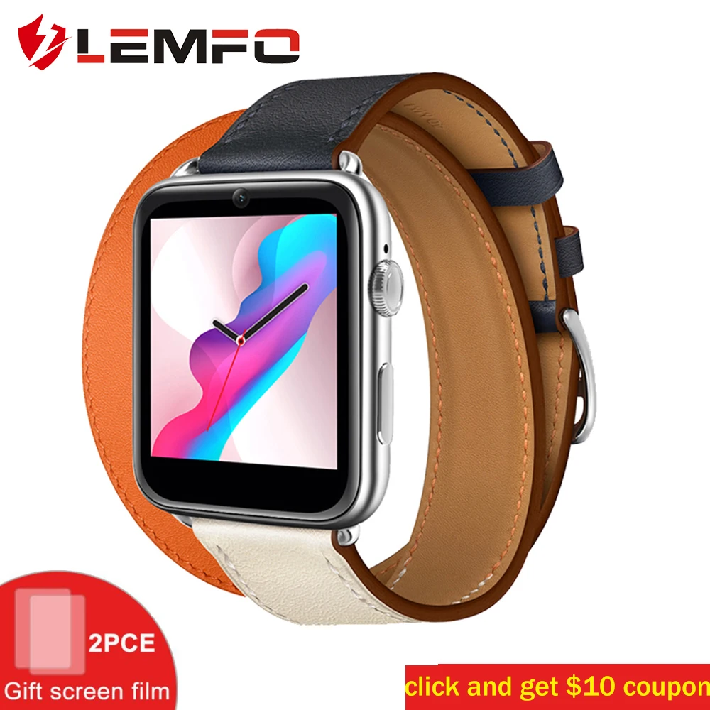 Мужские и женские Смарт часы LEMFO LEM10 1 88 дюйма 4G GPS Wifi 780 мАч Android 7 3/32 ГБ|Смарт-часы| |