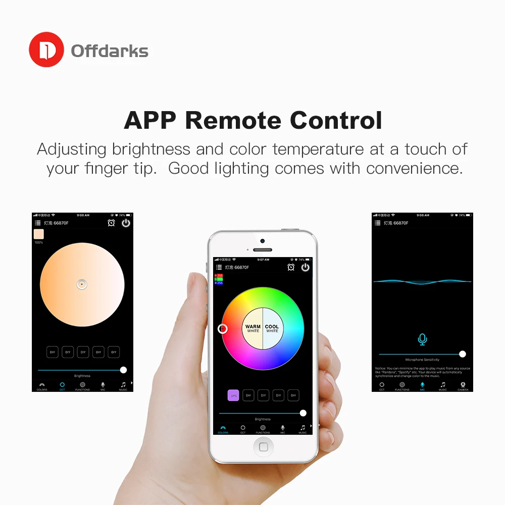  Smart LED Ceiling Light WiFi / APP Smart Remote Control 48W / 60W Bedroom Kitchen Living Room Ceili - 4000401780288