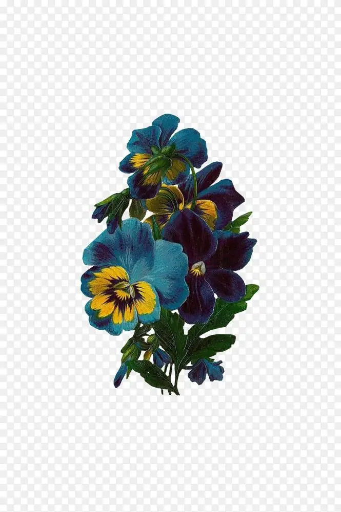 花卉设计剪贴画-花卉