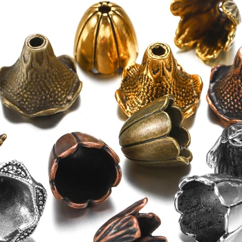 Flower Bead Caps Connectors 1