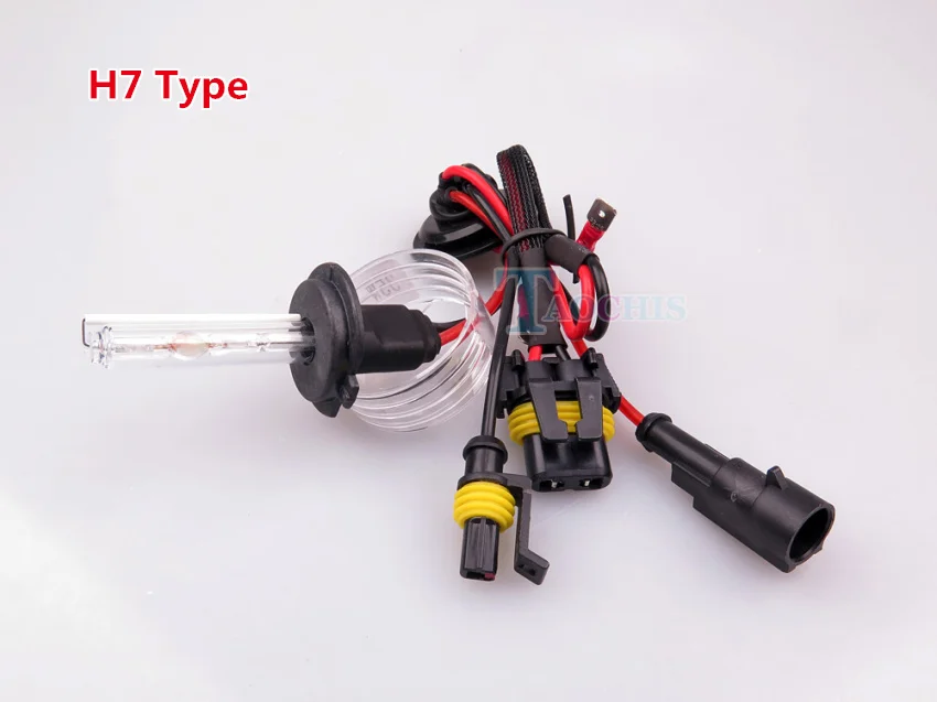Taochis 12V 35W H7 HID ксеноновые лампы 3000K 4300k 5000k 6000k 12000k 8000k 10000K розовый