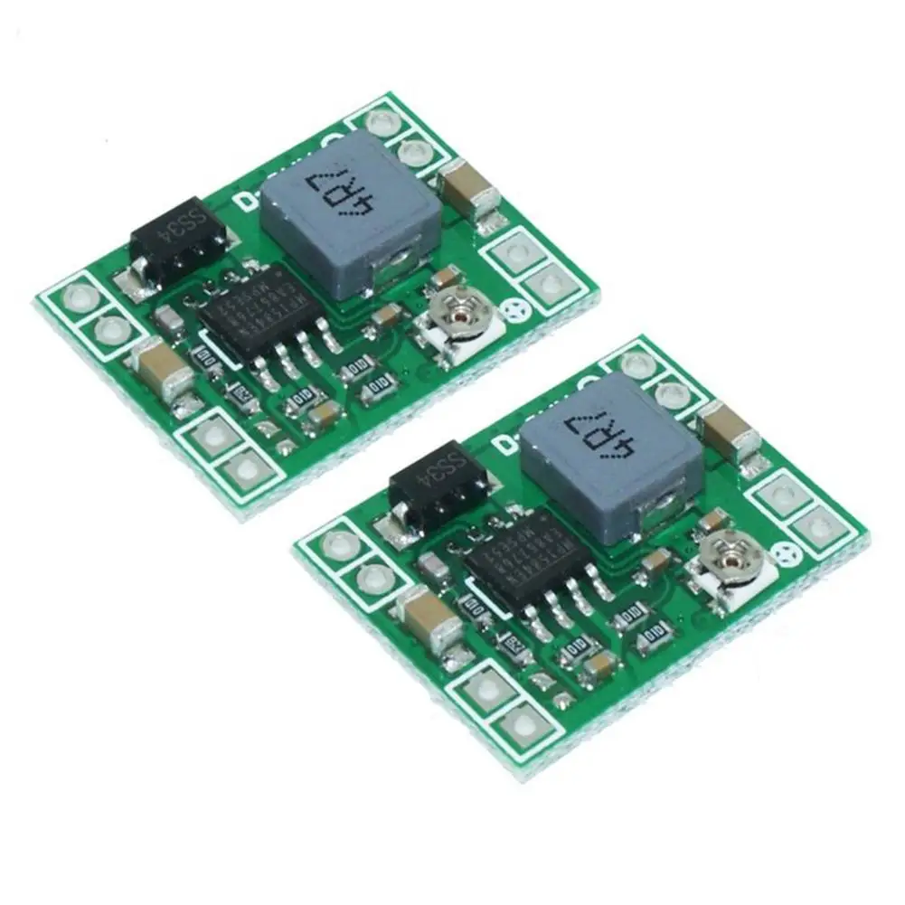 

2Pcs Mini 3A DC-DC Adjustable Converter Step Down Power Supply Replace Module