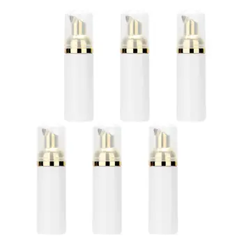 

6pcs Plastic Foam-making Bottles Liquid Soap Foam Dispenser Clear Foam Make Up Shampoo Lotion Containers Bottle Bathroom Hotel