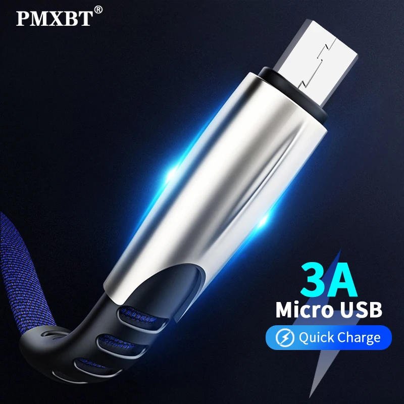 3M микро USB кабель для быстрой зарядки зарядное устройство Samsung S7 S6 J7 Xiaomi Redmi Note 5 4