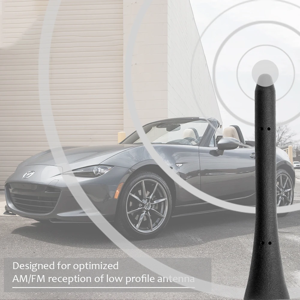 

AntennaX OEM Style (5-inch) Antenna for Mazda MX5 Flexible Plastic Antenna