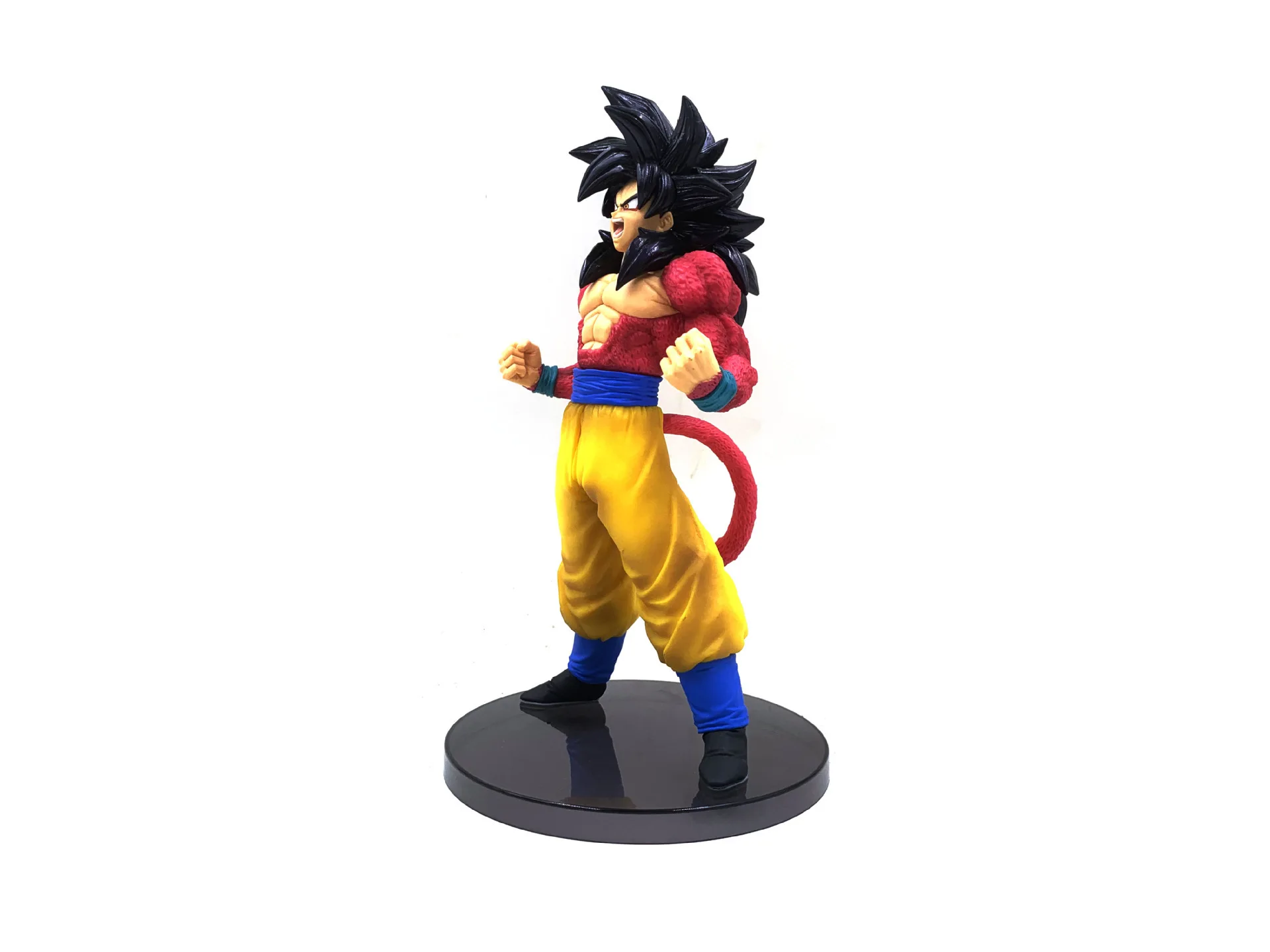 Dragon Ball Saiyan для крови ультра-четыре черных волос Гоку в штучной упаковке модель гаража комплект