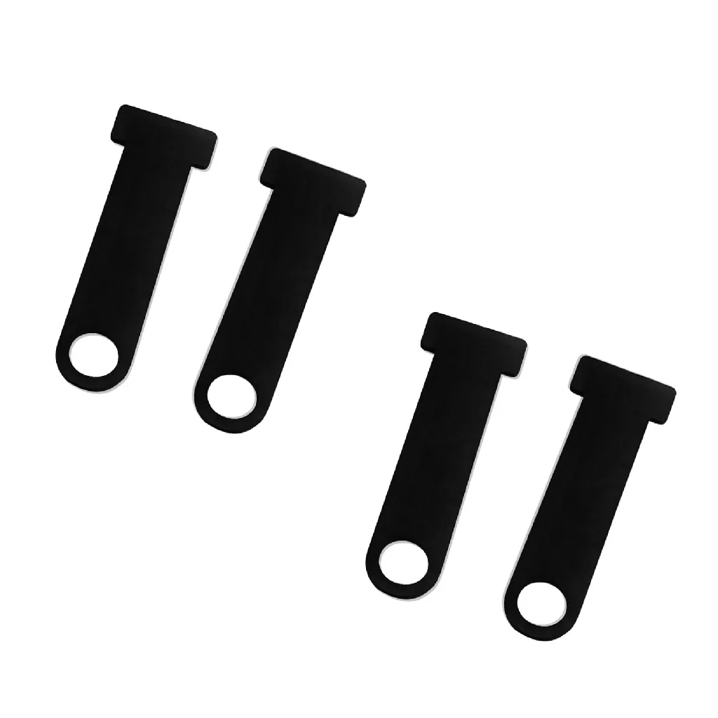 4pcs Universal Motorcycle Scooter Helmet Strap D-Ring Lock Extensions Fit for Open/Full Face Helmets