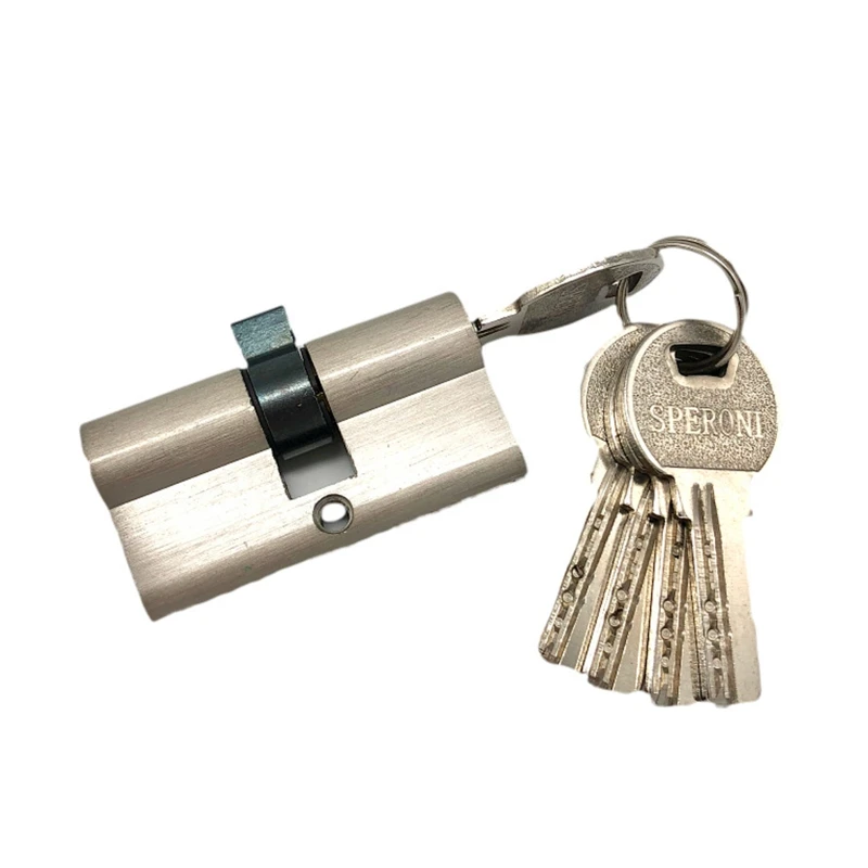1 Set Double Open Lock Door Window Security 60 70 80 90mm Cylinder Key Anti-Theft Entrance Brass Door Lock Lengthened Core,door lock cylinder