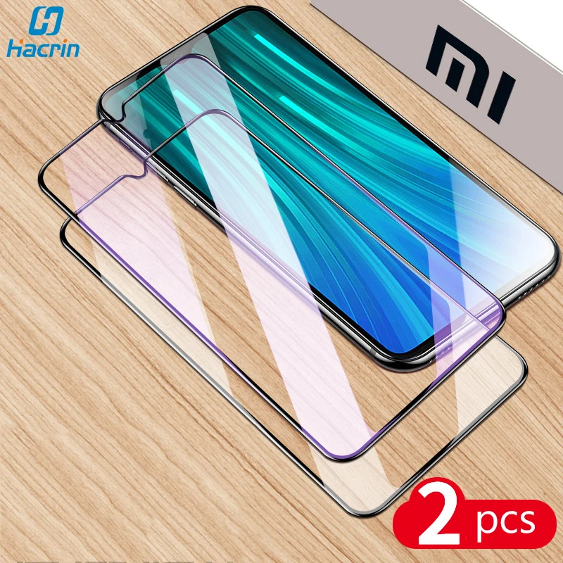 2 шт. для Xiaomi Redmi Note 8 Pro закаленное стекло HD прозрачное покрытие с полным покрытием