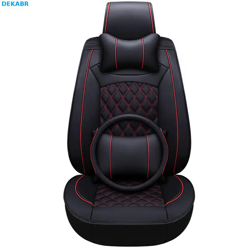 Nieuwe Luxe Kwaliteit Pu Lederen Universele Auto Stoelhoezen Voor Lada 110 111 112 Kalina Niva Vesta Xray Granta auto Accessoires Nieuwe Luxe Kwaliteit Pu Lederen Universele Auto Stoelhoezen Voor Lada 110 111 112 Kalina Niva Vesta Xray Granta auto Accessoires