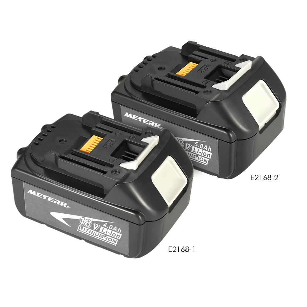 Meterk BL1850 18 в 4.0Ah/5.0Ah электроинструменты батарея высокой емкости перезаряжаемый литиевый Сменный аккумулятор для MAKITA