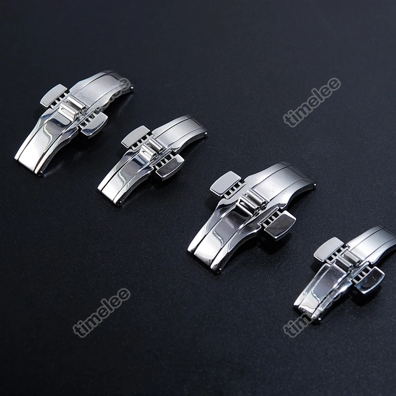 

Stainless steel clasp For 1853 T035617 T035439 Watch Strap Butterfly buckle Solid steel buckle