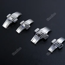 Stainless steel clasp For 1853 T035617 T035439 Watch Strap Butterfly buckle Solid steel buckle