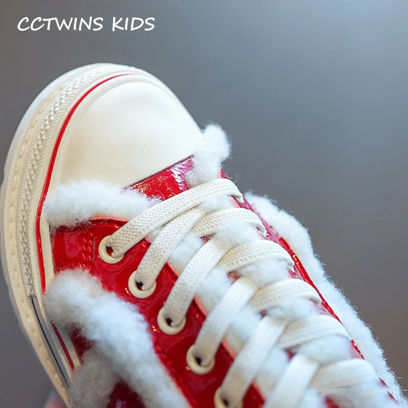 CCTWINS/детская обувь; коллекция года; Сезон Зима; модные черные спортивные кроссовки для девочек; Теплая обувь с мехом для мальчиков; повседневная спортивная обувь для детей; FC2708
