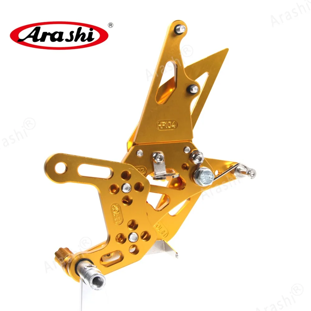 Араши для YAMAHA YZF R1 2009- ЧПУ Регулируемые подножки Rider Rearset подставка для ног YZF-R1 2010 2011 2012 2013