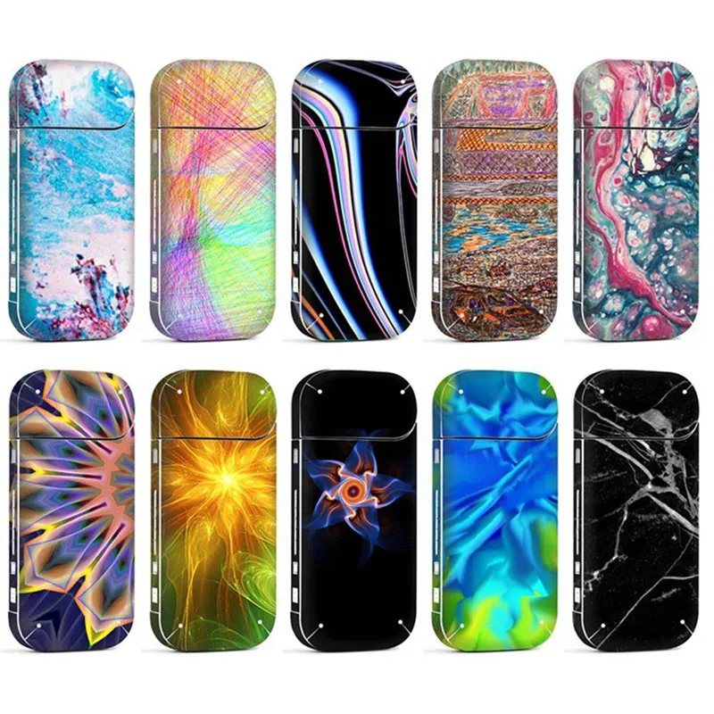 

10 Colors 3M Printing Label PVC Material Antiscratch Decorative Skin Sticker For IQOS 2.4 Plus