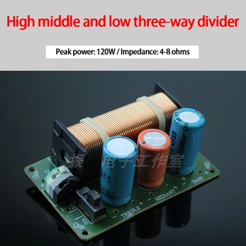 

KYYSLB 336 120W 4-8 Ohm Audio Speaker High Middle and Low 3 Crossover Three-way Crossover