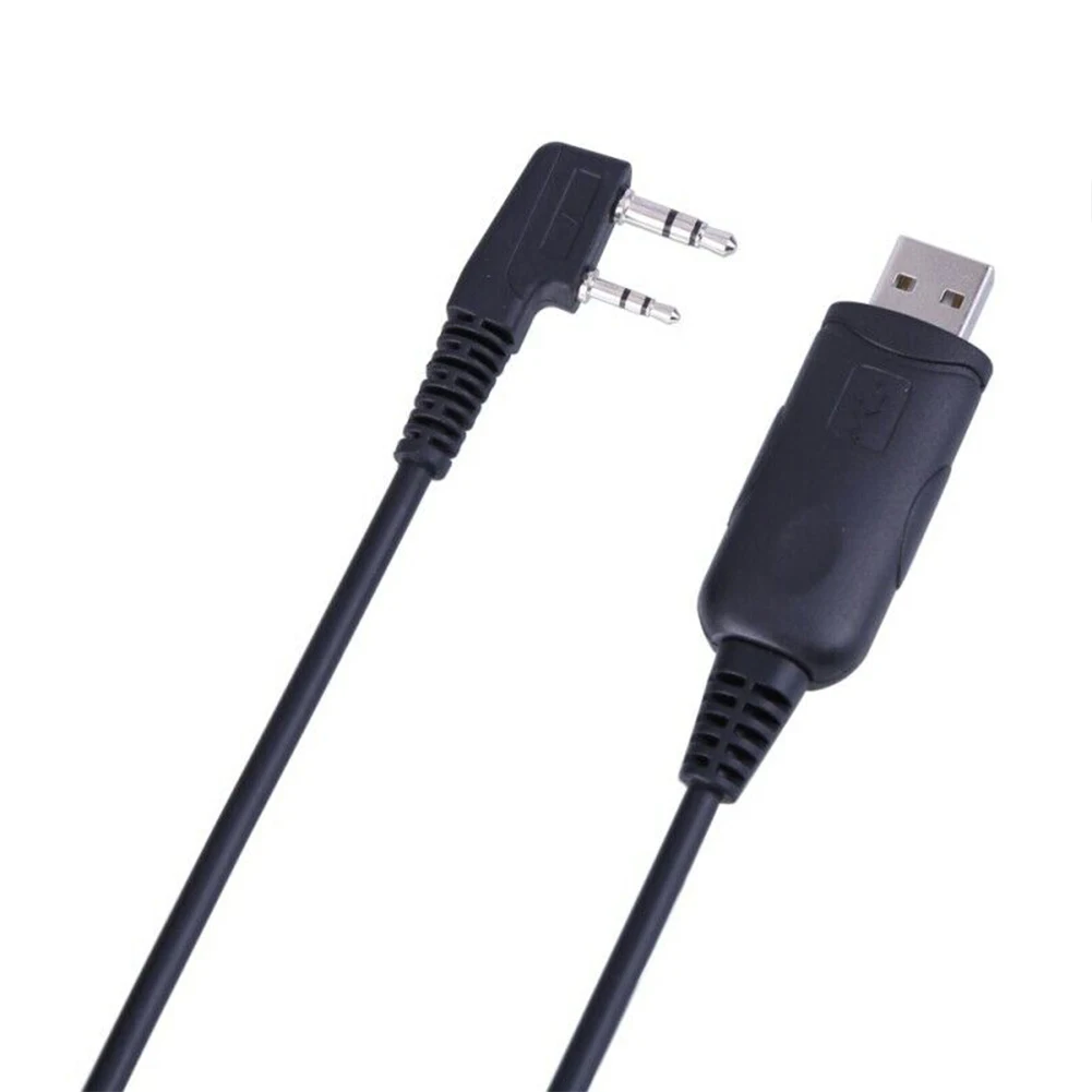 Замена линии записи USB Кабель для программирования аксессуары Walkie Talkie программное обеспечение CD профессиональное черное радио для Baofeng UV-5R