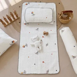 Couvre lit en forme d'éléphant pour bébé, drap brodé pour enfants, literie coréenne confortable, anti rides 