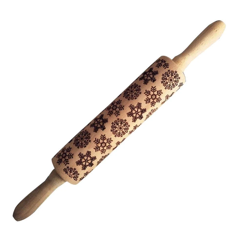 Cake Decorating Embossed Rolling Pins Ideal for Fondant/Pie/Crust/Cookie/ Pastry Dough