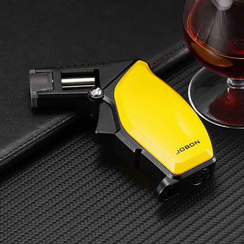 JOBON Kitchen Lighters Butane Gas Lighter Torch Turbo Lighter Cigarettes Lighters Metal Smoking Accessories