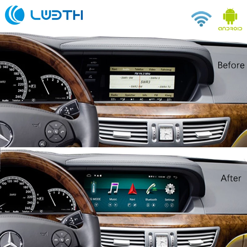 Для Mercedes Benz MB S Class W221 2005~ 2013 LHD RHD автомобильный мультимедийный плеер NAVI беспроводной CarPlay автомобильный Радио gps навигация
