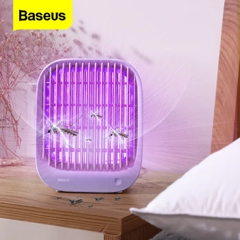 

Baseus Electric Shock Mosquito Killer Lamp USB Killer LED Bug Zapper Insect Repellent Anti Mosquito UV Night Light Fly Trap Lamp
