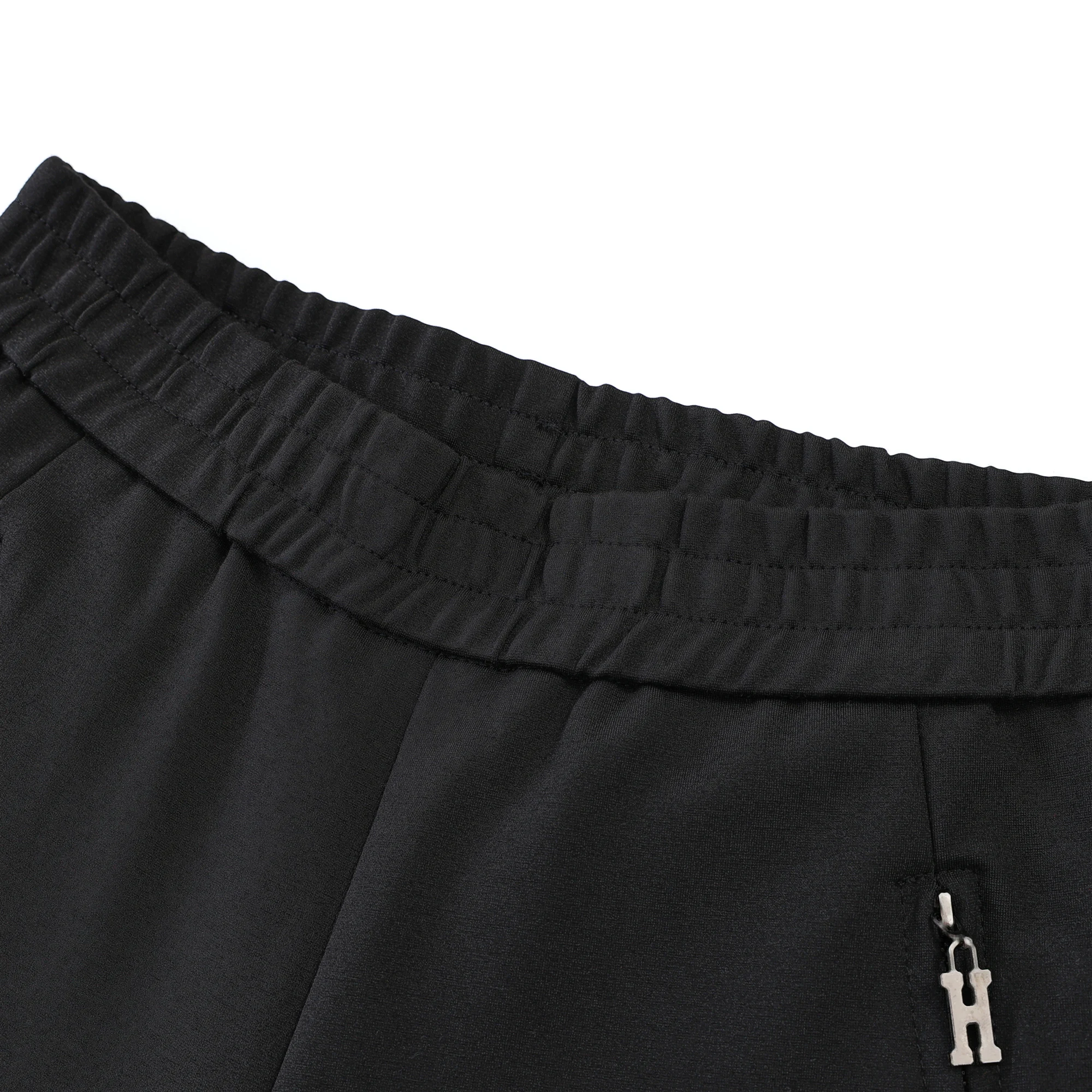 YITAI LIUSU Women's pants classic elastic waistline, side seam stripe, sports and leisure versatile ladies cropped trousers