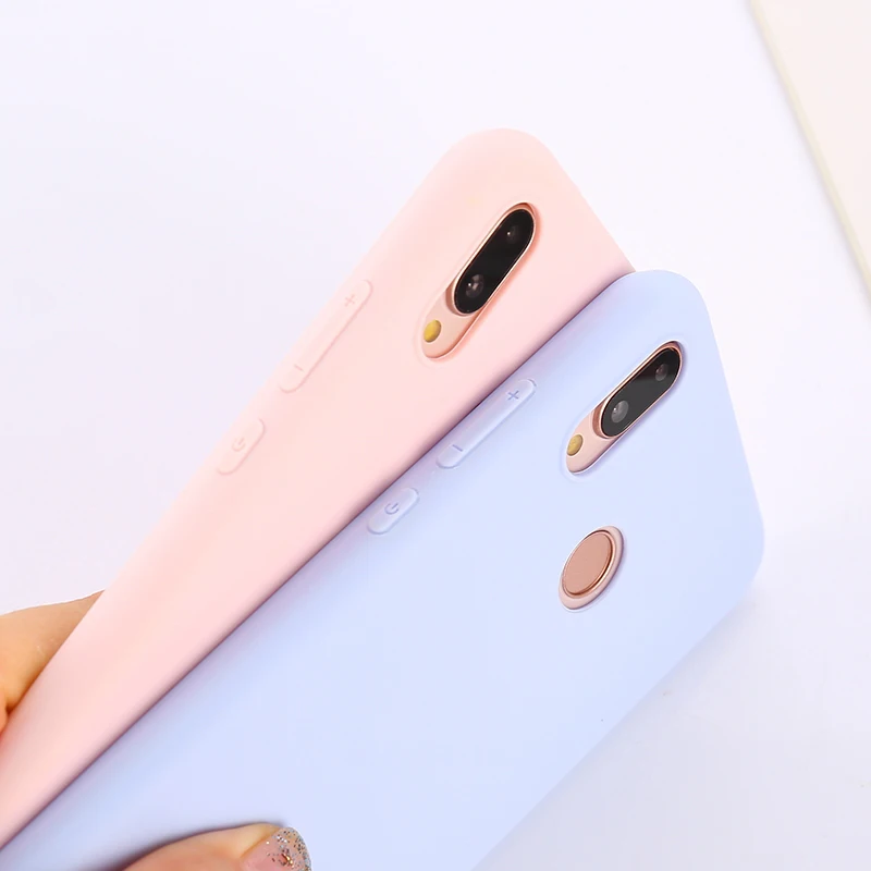 Мягкий чехол для HONOR 8S 8A 8C 8X ins милый матовый Силиконовый из ТПУ|Бамперы| |