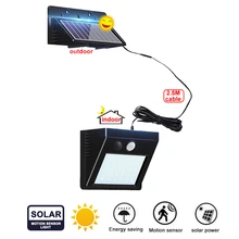 1/4pcs High Power Solar Wall lamp PIR Motion Sensor LED Street Light Outdoor Waterproof Energy Saving Garden Yard Security Night