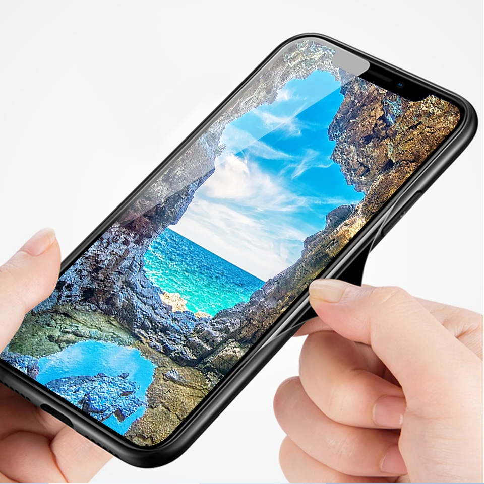 Для huawei mate 20/20 Lite/20 Pro закаленное стекло покрытие края из ТПУ чехол для телефона huawei Honor Magic2 полная защита жесткий корпус