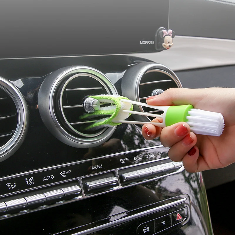 Car Air Conditioner Vent Cleaner Duster Clean Tools for Volkswagen Polo Passat B6 B5 CC Tiguan Golf Ford Focus KIA Rio | Автомобили и