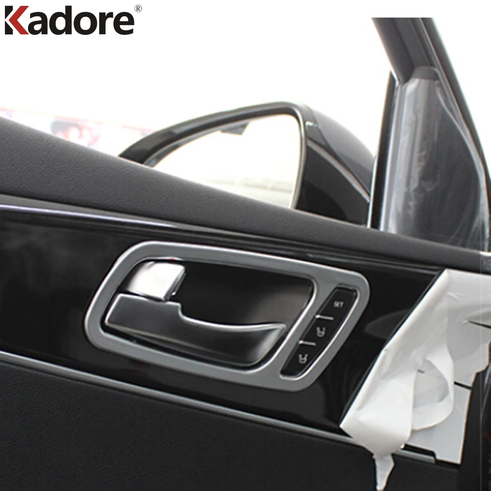 Для Kia Sorento 2016 2017 2018 2019 Matte накладка на внутреннюю дверную ручку Trims Защитная