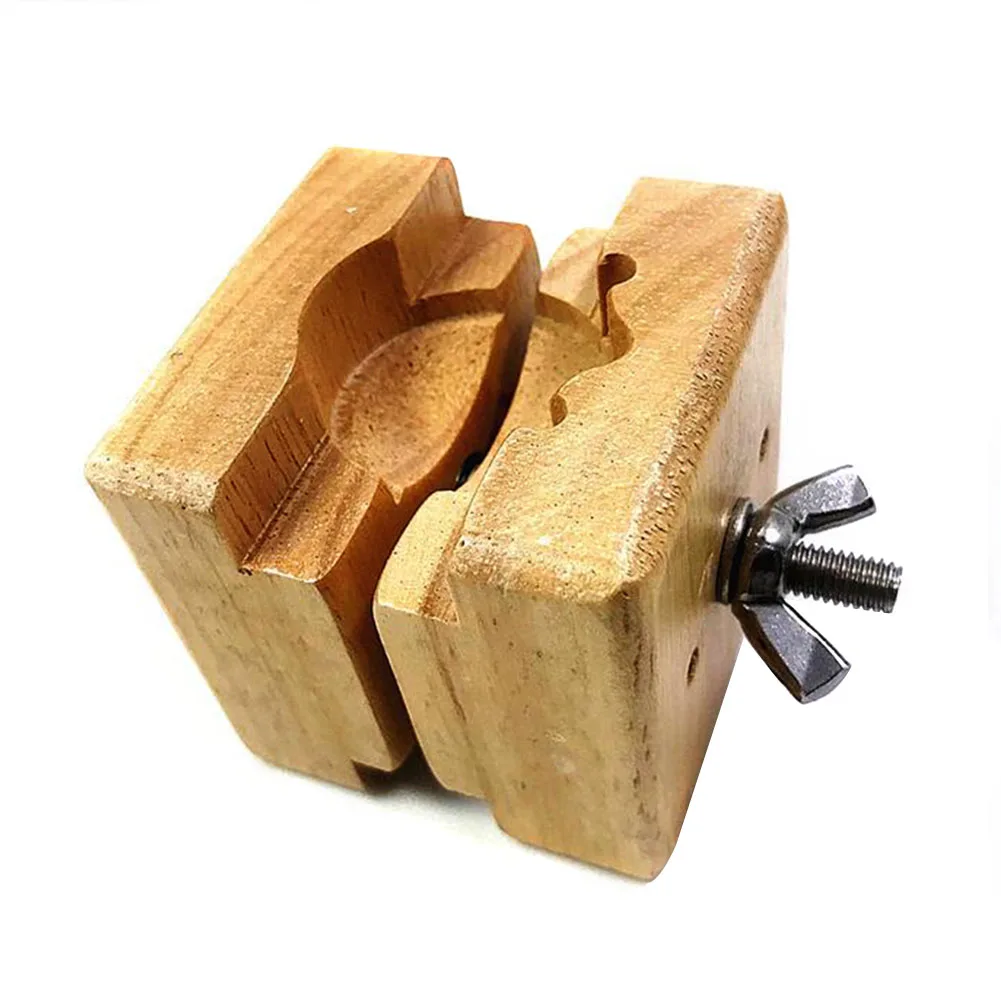 Инструмент для ремонта движения, регулируемый зажим, Деревянный винтажный корпус для часов, держатель-зажим мини-нож, квадратный