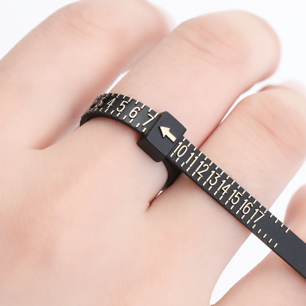Ring sizer UK/US Official British/American Finger Measure Gauge Men and Womens Sizes A-Z Jewelry Accessory Tools Jewelry Accessories