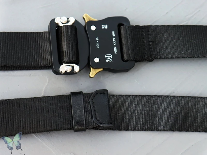 1017 ALYX 9SM Belts Canvas Unisex Hip Hop ALYX Buckle Belts Tactics Safety branded belt for men Belts