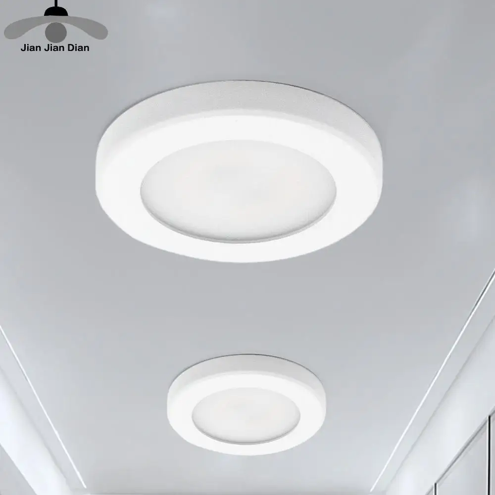 LED Lámpara luz empotrada en armario de cocina de focos Empotrado Redondo 