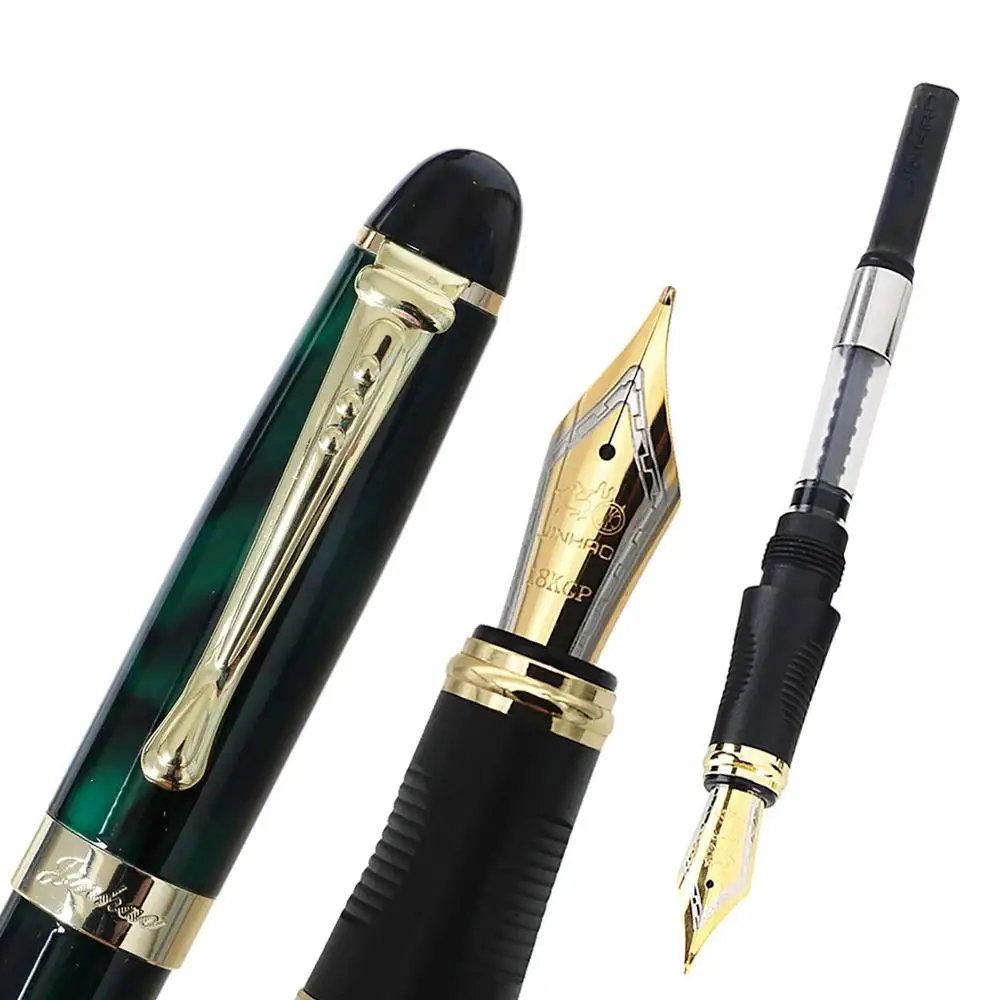 Finance Green Marble Jinhao X450 набор перьевых ручек 18kgp Iraurita 0 5 мм перьевая ручка офисные