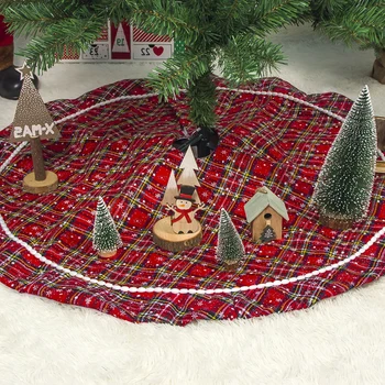 

100cm Christmas Tree Skirt Base Floor Mat Cover Xmas Party Home Decoration