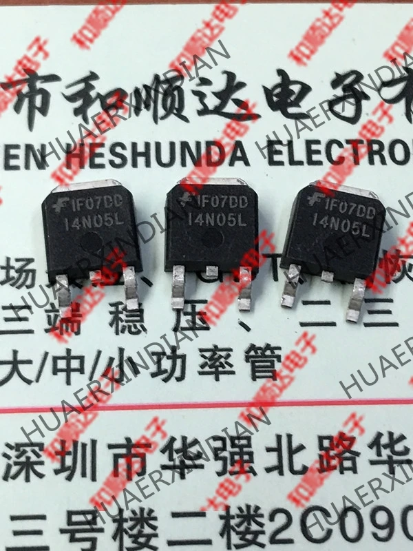 

New original 14N05L RFD14N05L TO-252 50V-14A in stock