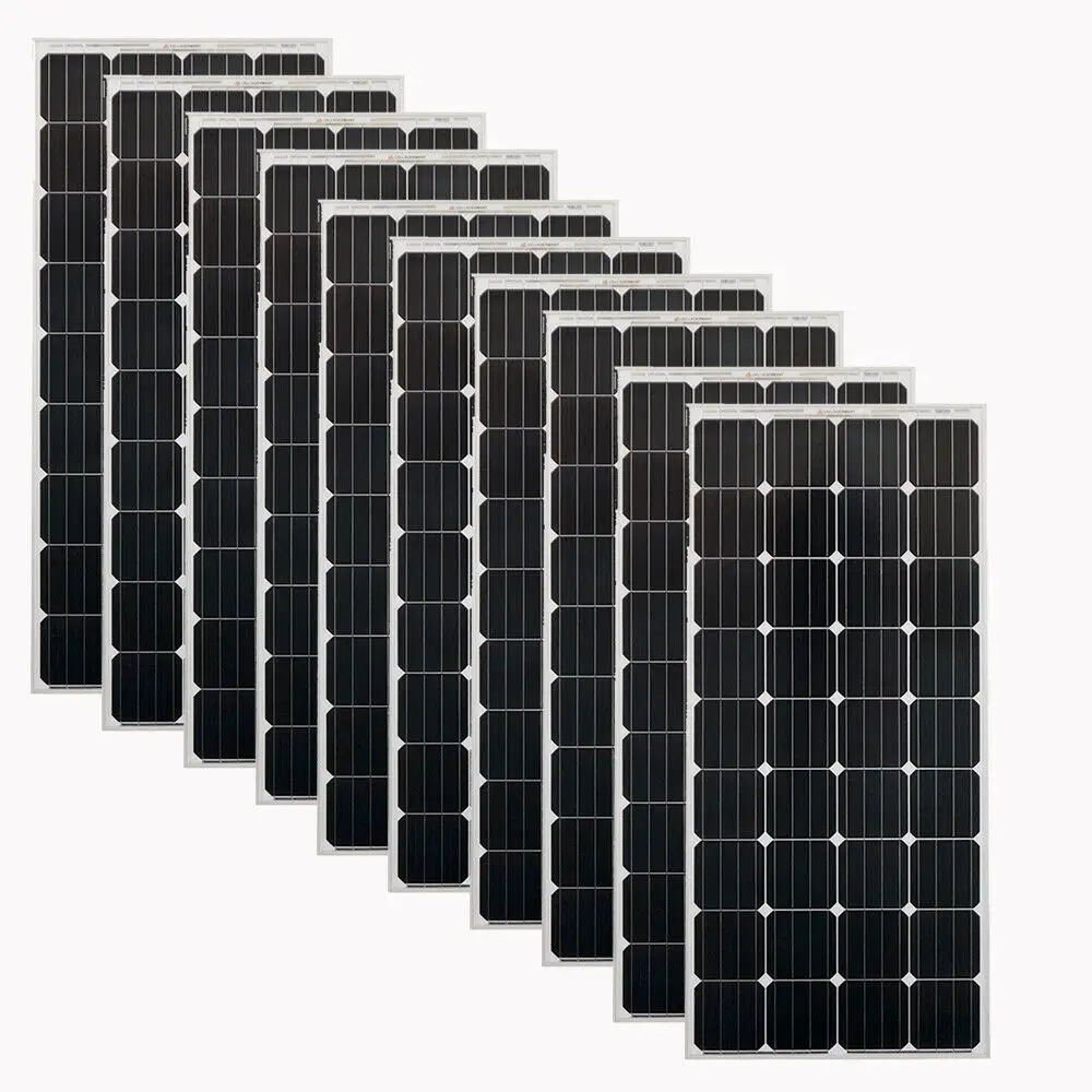 ECO WORTHY 10*100 Вт 12 в моно солнечная панель от сети зарядное устройство RV домашняя