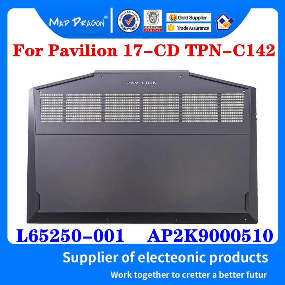 L65250-001 Muslimper Hp Pavilion Gaming 17 17-Cd0000 17-Cd Tpn-C142 Coperchio Della Porta Del Laptop Coperchio Inferiore Coperchio Della Base Posterio