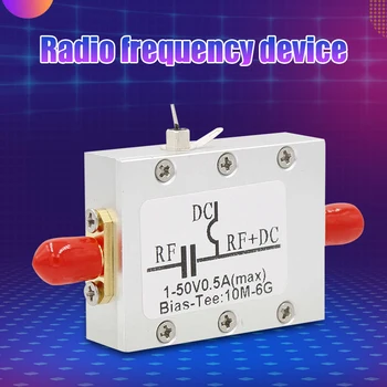 

Bias Tee 10MHz-6GHz Bias Tee Broadband Radio Frequency Microwave Coaxial Bias Amplifier Module Ultra Low Loss JHP-Best