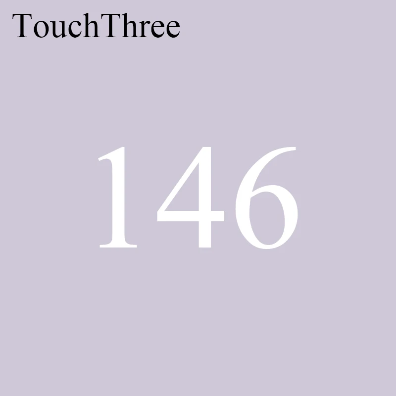 146 Touchthree на выбор, Цветной Художественный маркер на спиртовой основе, двойная головка, маркерная кисть для рисования, ручка для художника, школьные товары для рукоделия - Цвет: 146