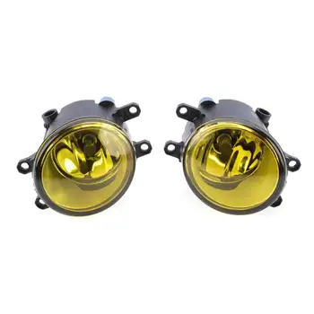 

1 Pair Front Fog Light Lamp Yellow Lens w/H11 Bulb For Toyota Camry Corolla 2006-2013 Front Bumper Driving Fog Light Assembly