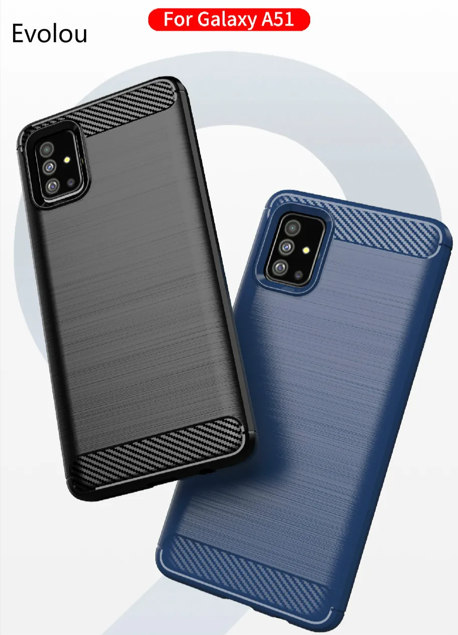 Чехол для Samsung Galaxy A51 S11 Plus S11e текстура из углеродного волокна матовый чехол