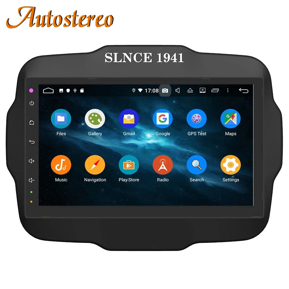 Excellent Android 9.0 DSP 64G No Car DVD Player GPS Navigation For Jeep Renegade 2015+ Auto Stereo Radio Multimedia Player Head Unit Video 4