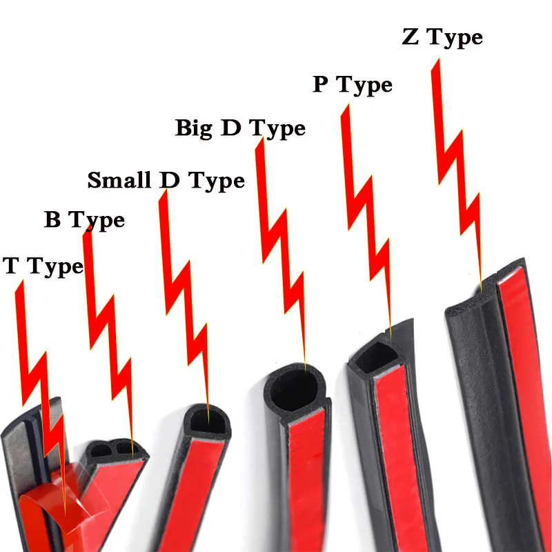 2 м уплотнение для автомобильной двери авто полосы большой D маленький D Z P B T тип водонепроницаемый отделка звук изоляционный уплотнитель резиновый уплотнитель полосы аксессуар