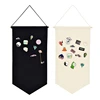 Nordic Blank Cotton Brooch Pin Badge Holder Hanging Wall Display Banner Flag Kids Room Decoration Button Lapel Collection 1