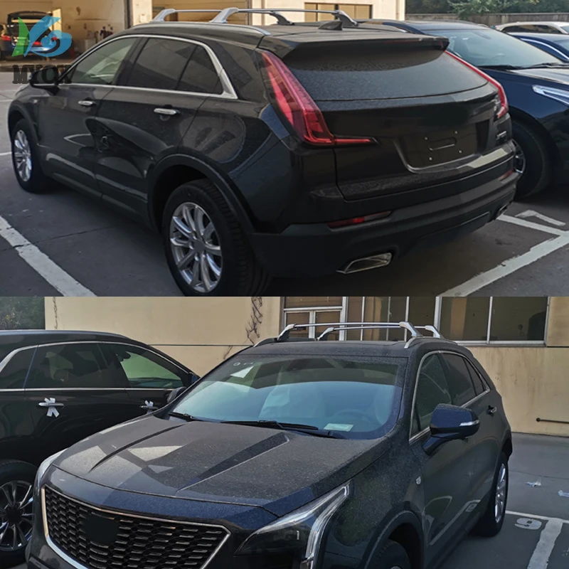 Поперечная рейка на крышу, поперечный багажник на крышу для Cadillac XT4, настоящий утолщенный алюминиевый сплав, достаточно мощный, нагрузка 120 кг